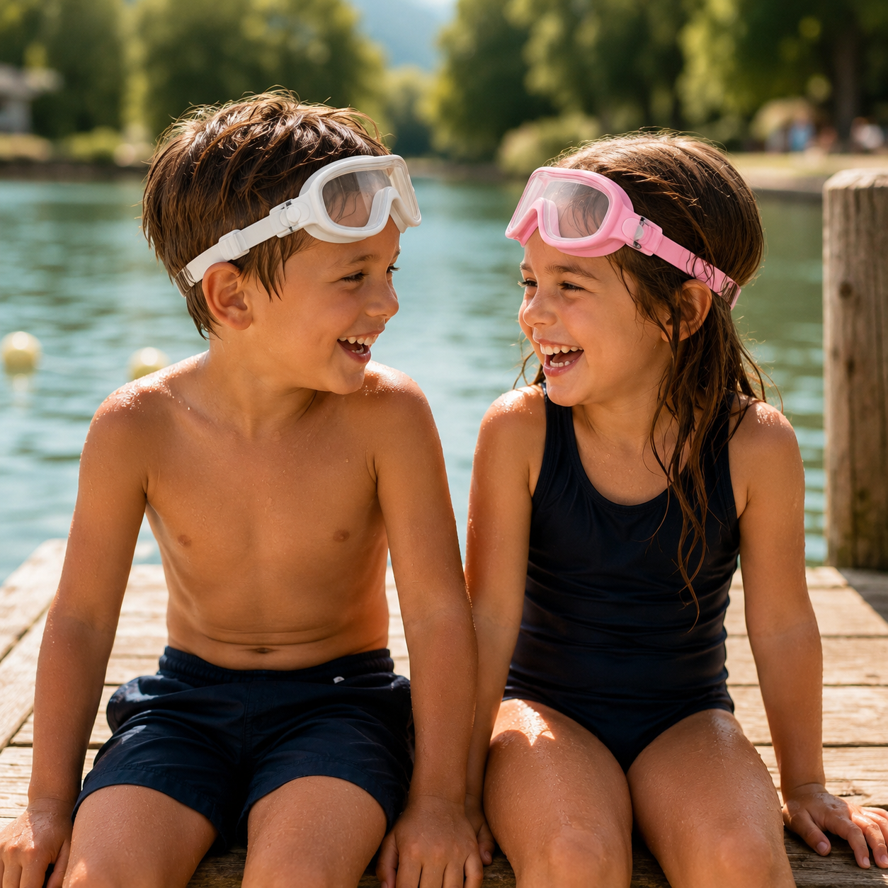 Gafas de Buceo Infantiles Clip-On